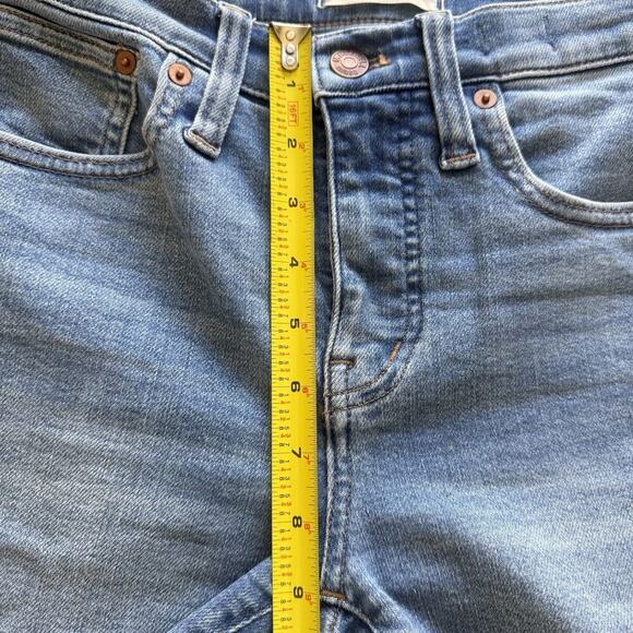 Madewell Cali Demi-Boot Jeans in Dorrance Wash TENCEL 23P Light Wash Stretch - Picture 11 of 11